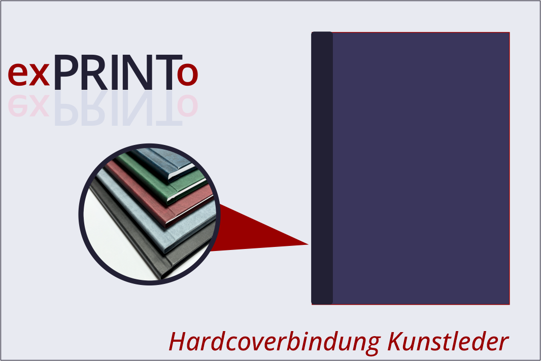 Drucke mit Hardcover Kunstleder