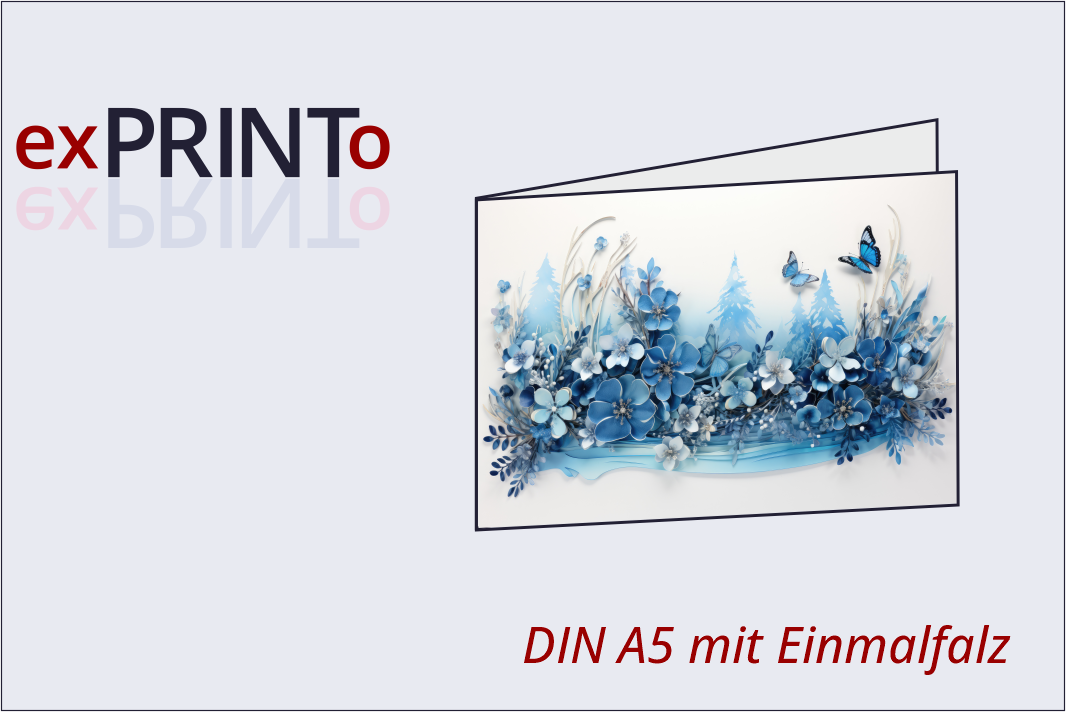 DIN A5 Klappkarten