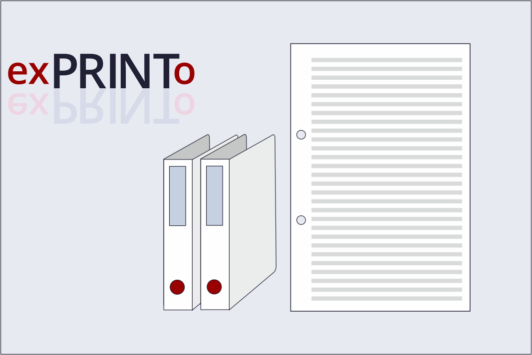Lernunterlagen im Ordner