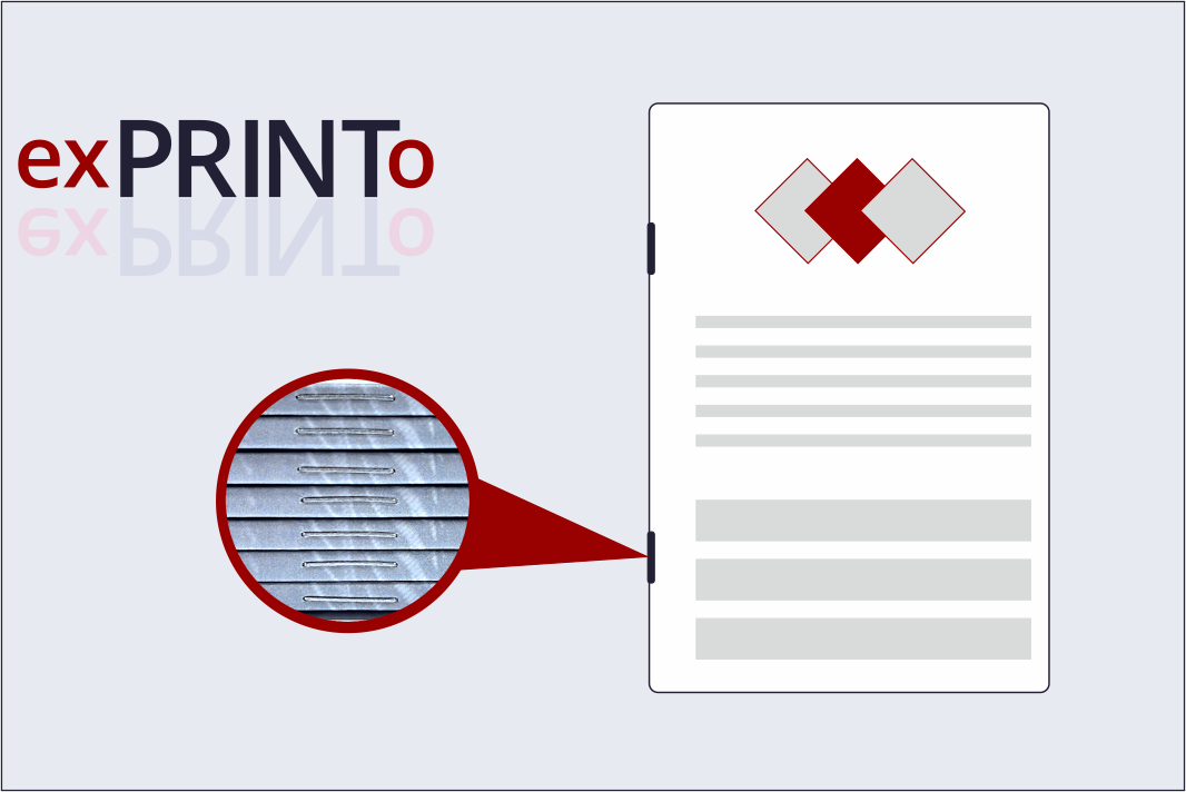 Broschüren mit Klammerheftung