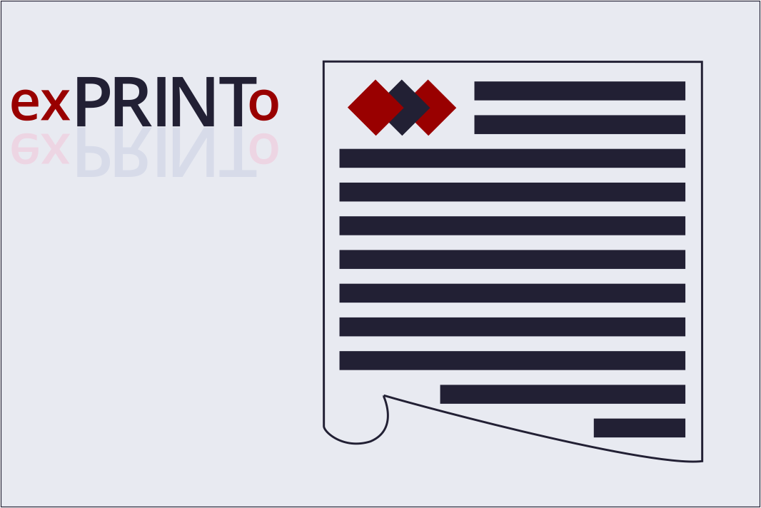 Drucke auf transparente Klebefolie