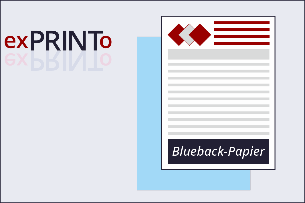 Blueback-Plakate in DIN Formaten